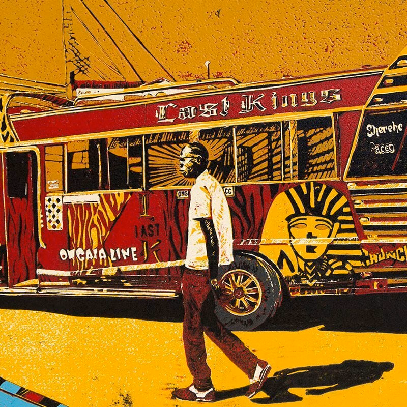 Last Kings matatu art print by Dennis Muraguri